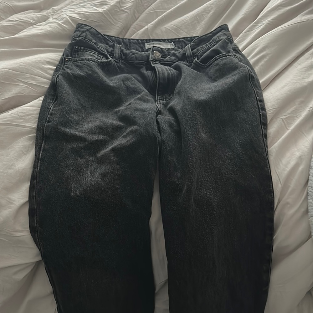 Garage mineral wash size 7 wide leg jeans